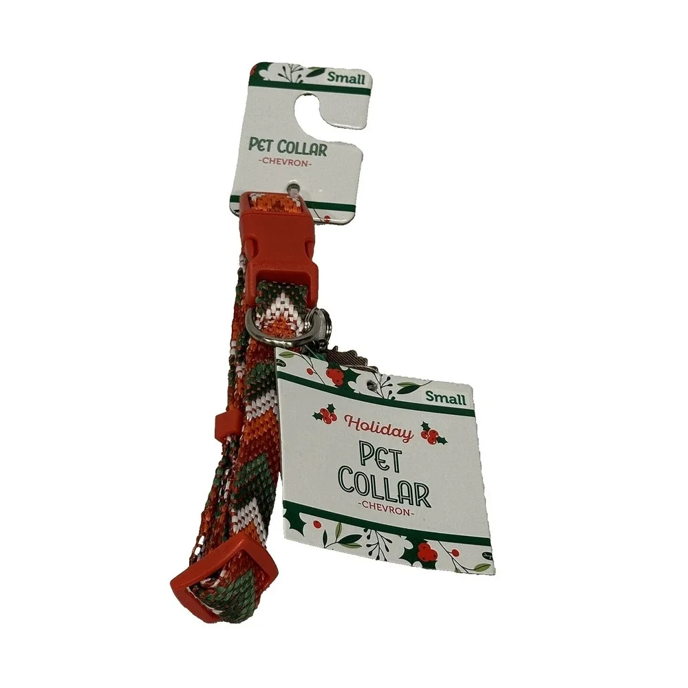 NEW holiday pet dog‎ collar size small length 10-14 inches